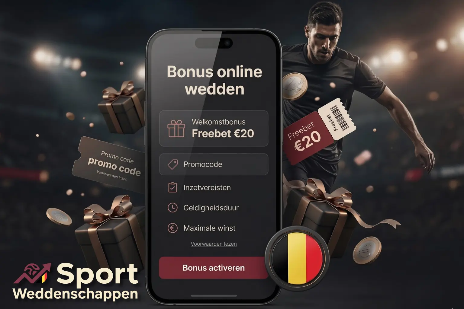 Online sportweddenschappen bonus en freebet in België